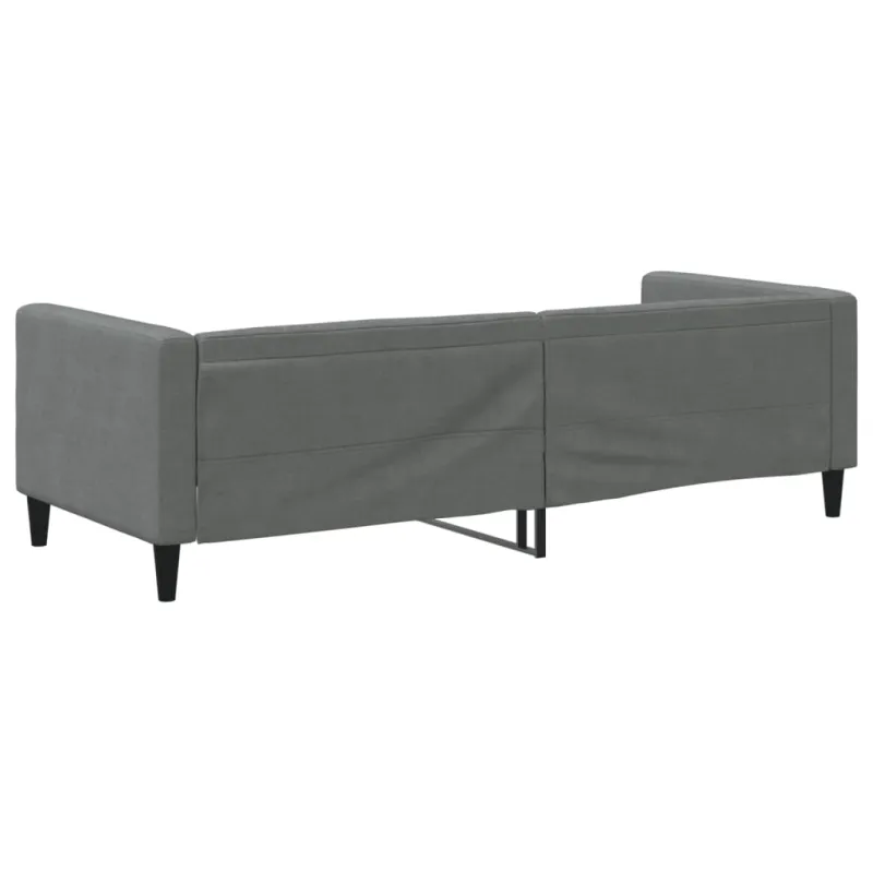 Sofa, tamsiai pilkos spalvos, 80x200cm, audinys