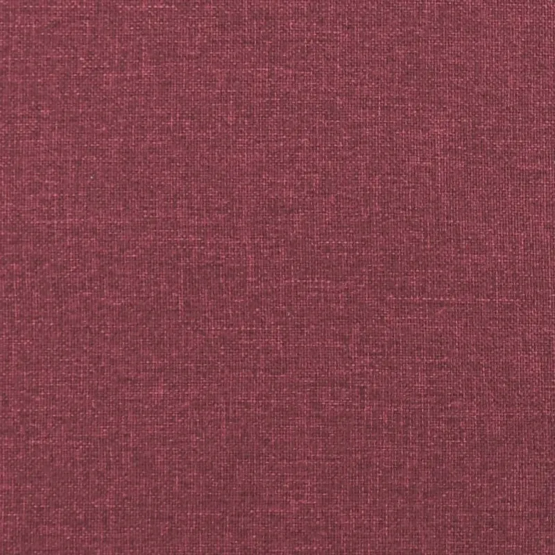 Dvivietė sofa su pagalvėlėmis, raudonojo vyno, 140cm, audinys