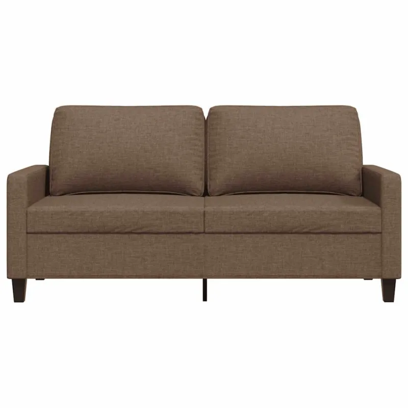 Dvivietė sofa, rudos spalvos, 140cm, audinys