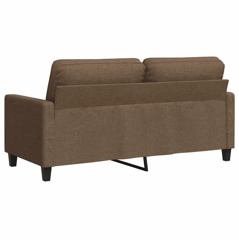 Dvivietė sofa, rudos spalvos, 140cm, audinys