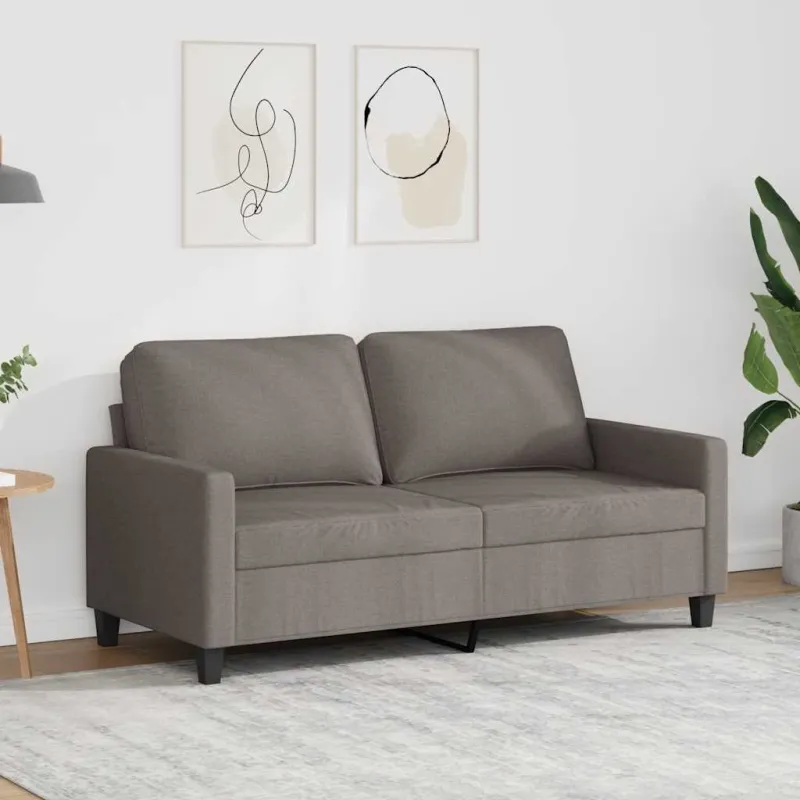 Dvivietė sofa, taupe spalvos, 140cm, audinys