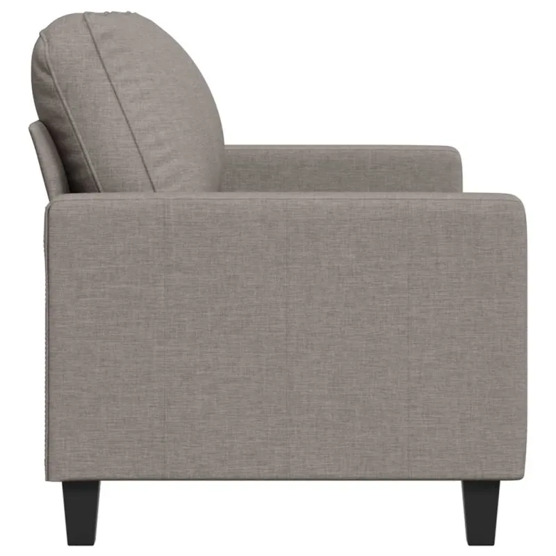Dvivietė sofa, taupe spalvos, 140cm, audinys