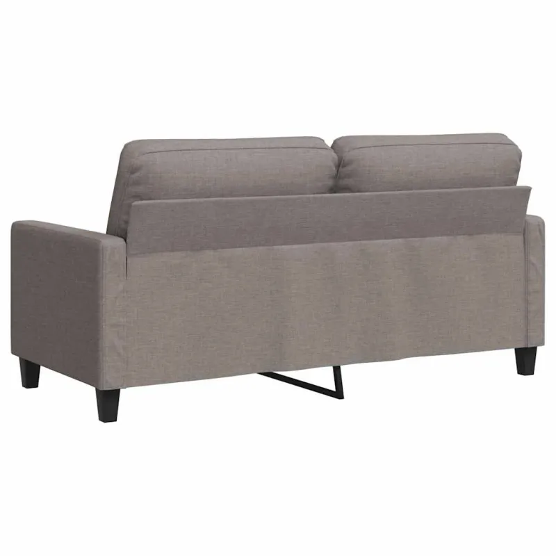 Dvivietė sofa, taupe spalvos, 140cm, audinys