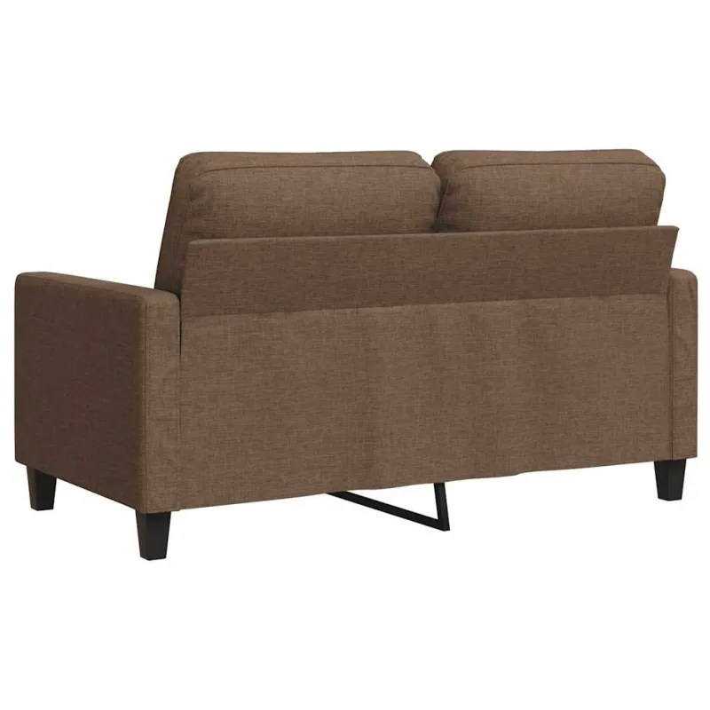 Dvivietė sofa, rudos spalvos, 120cm, audinys