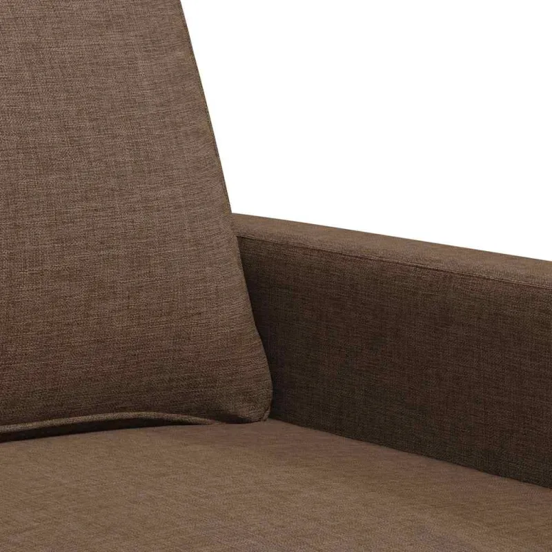 Dvivietė sofa, rudos spalvos, 120cm, audinys