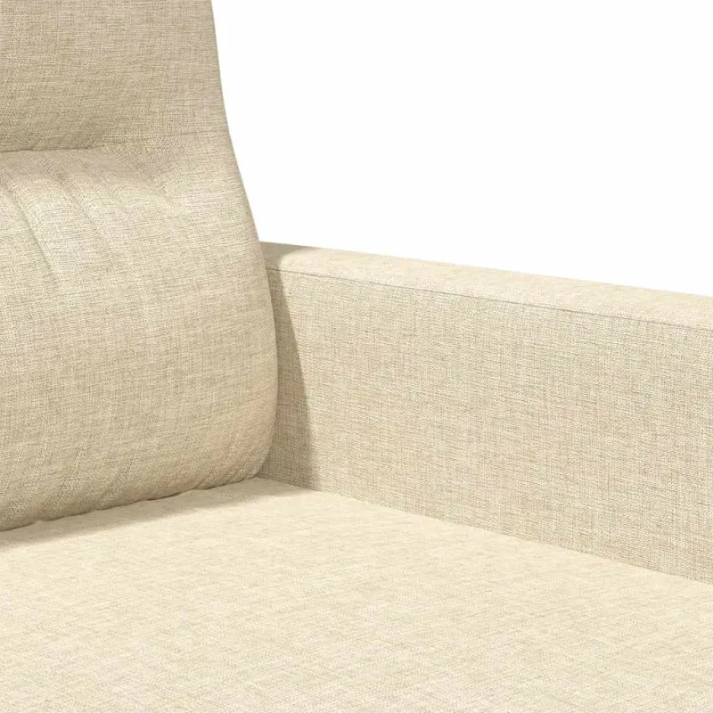 Dvivietė sofa, kreminės spalvos, 120cm, audinys