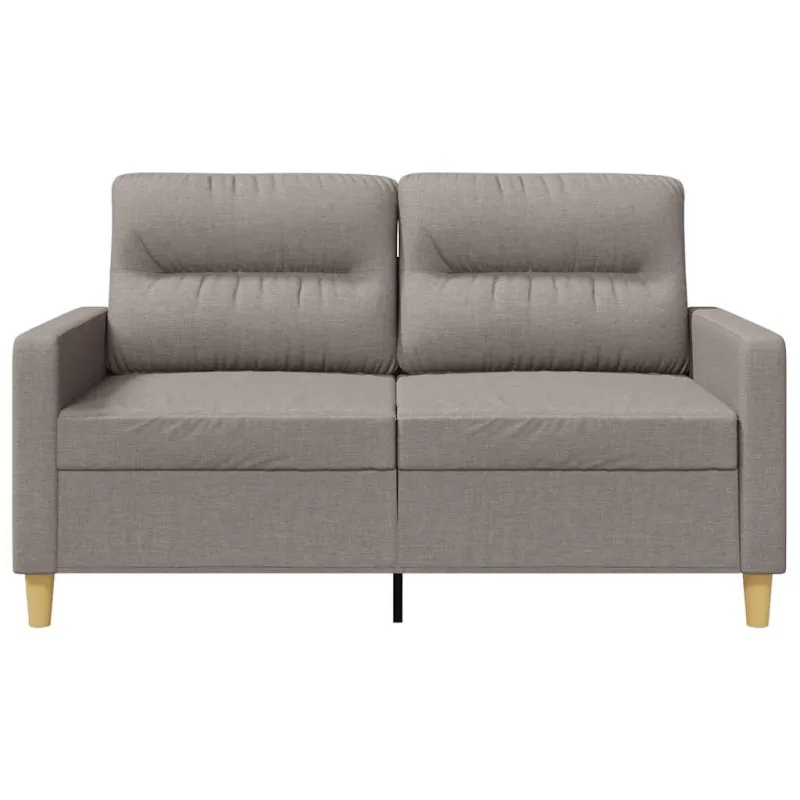 Dvivietė sofa, taupe spalvos, 120cm, audinys