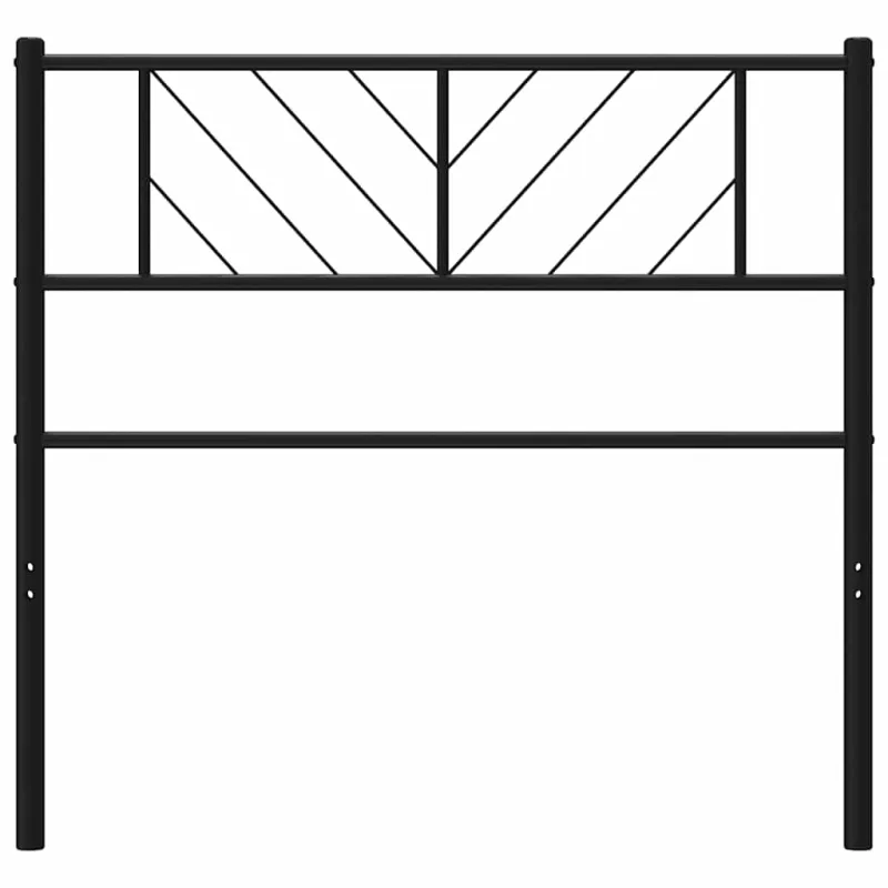 Metalinis pakaitinis galvūgalis, juodos spalvos, 75cm