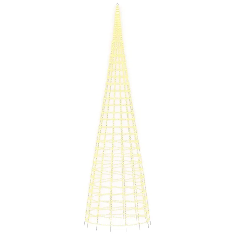 LED Kalėdų eglutė 3000 LED šiltai balta 800 cm