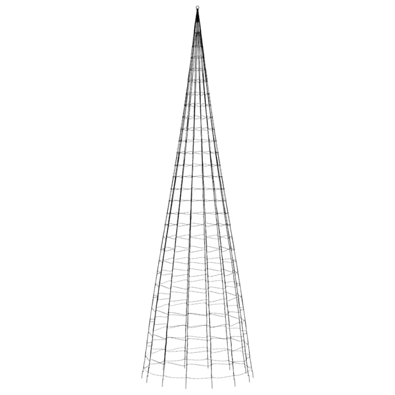 LED Kalėdų eglutė 3000 LED Spalvingi 800 cm