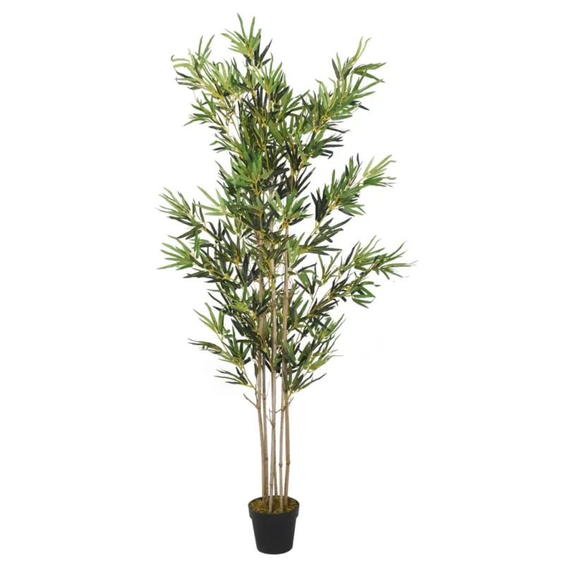 Dirbtinis bambukas, žalios spalvos, 200cm, 1380 lapų