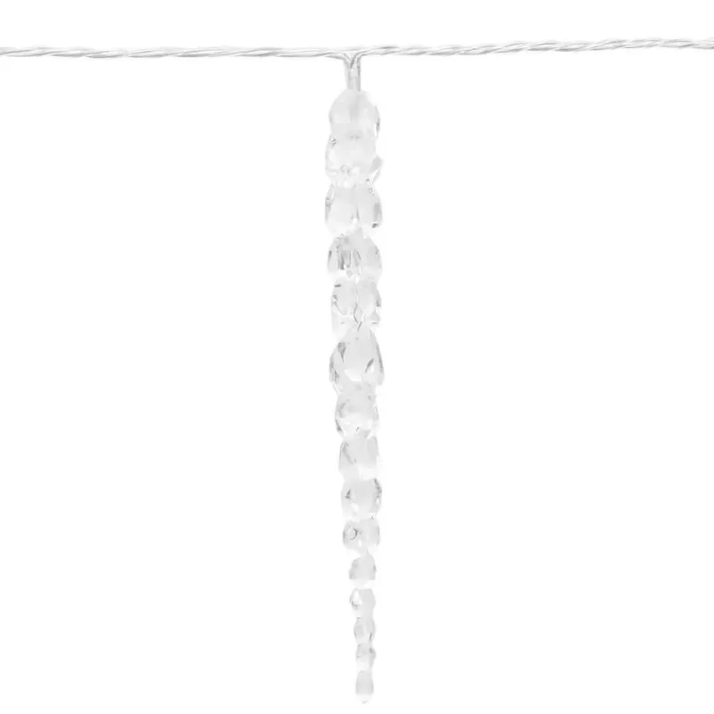 Kalėdinė varveklio lemputė, 200 LED, šaltai balta, 20 m, akrilas, PVC