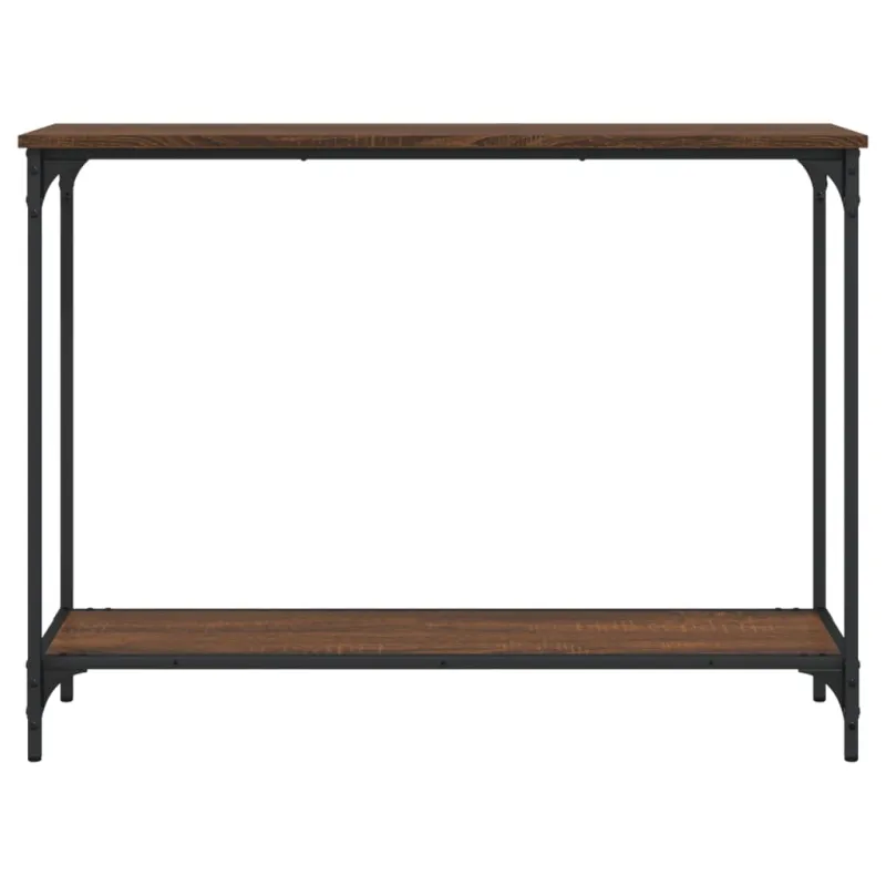 Konsolinis staliukas, rudas, 101x30,5x75cm, apdirbta mediena