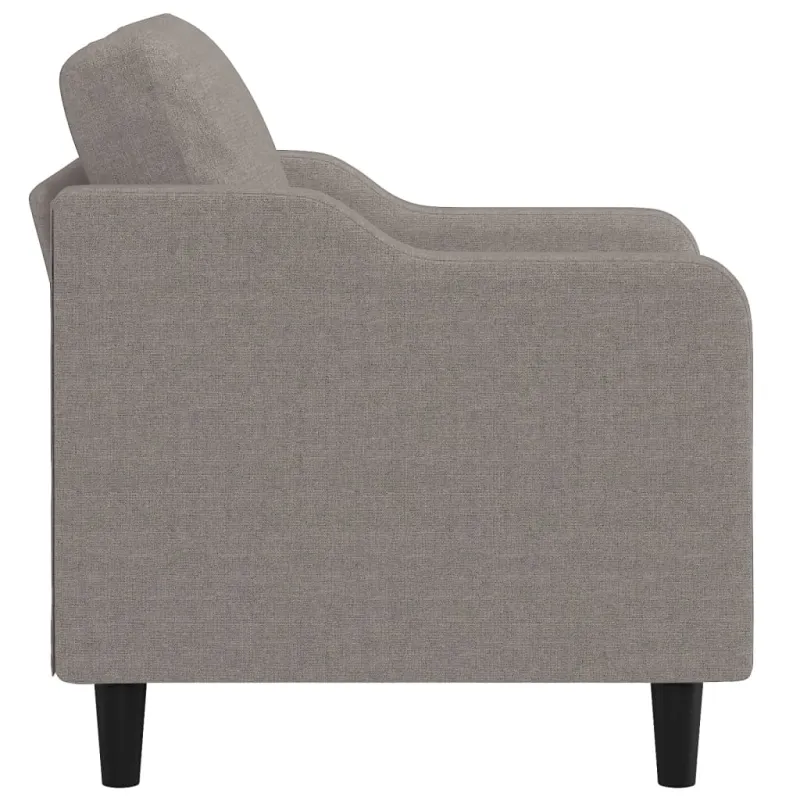 Krėslas, taupe spalvos, 60cm, audinys