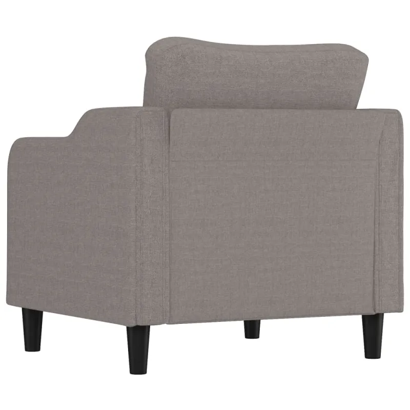 Krėslas, taupe spalvos, 60cm, audinys