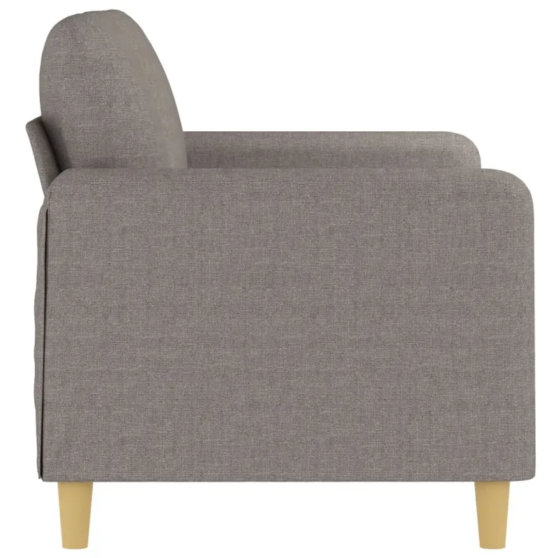 Dvivietė sofa, taupe spalvos, 120cm, audinys