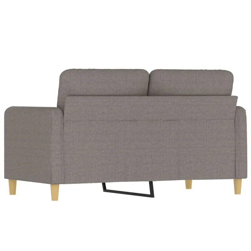 Dvivietė sofa, taupe spalvos, 120cm, audinys