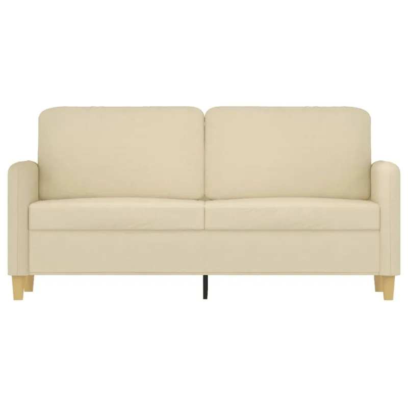 Dvivietė sofa, kreminės spalvos, 140cm, audinys
