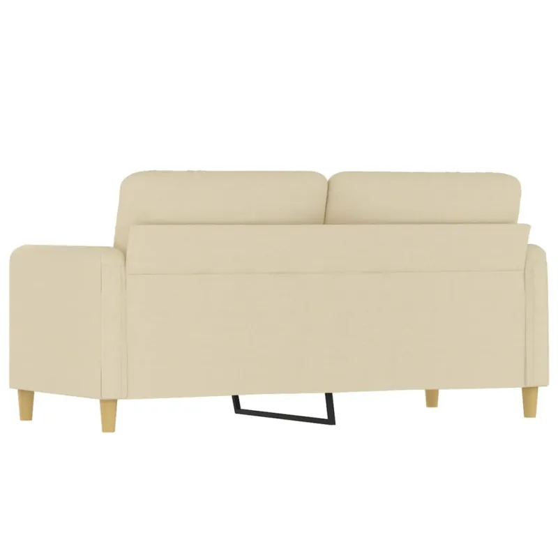 Dvivietė sofa, kreminės spalvos, 140cm, audinys