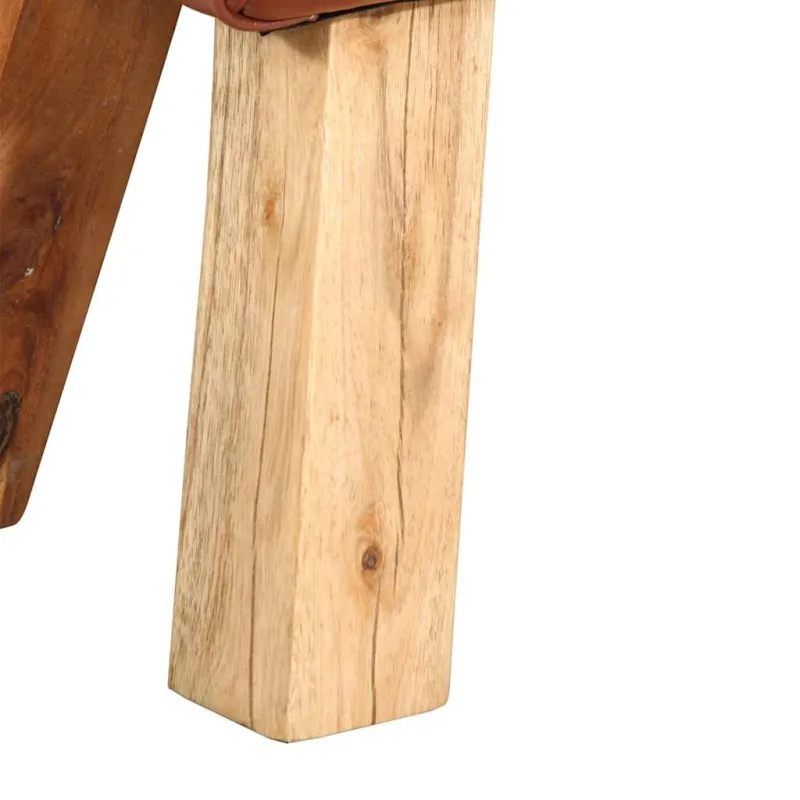 Gimnastikos arklys, rudos spalvos, 110cm, tikra oda