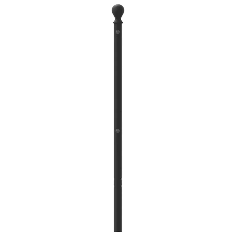 Metalinis pakaitinis galvūgalis, juodos spalvos, 200cm