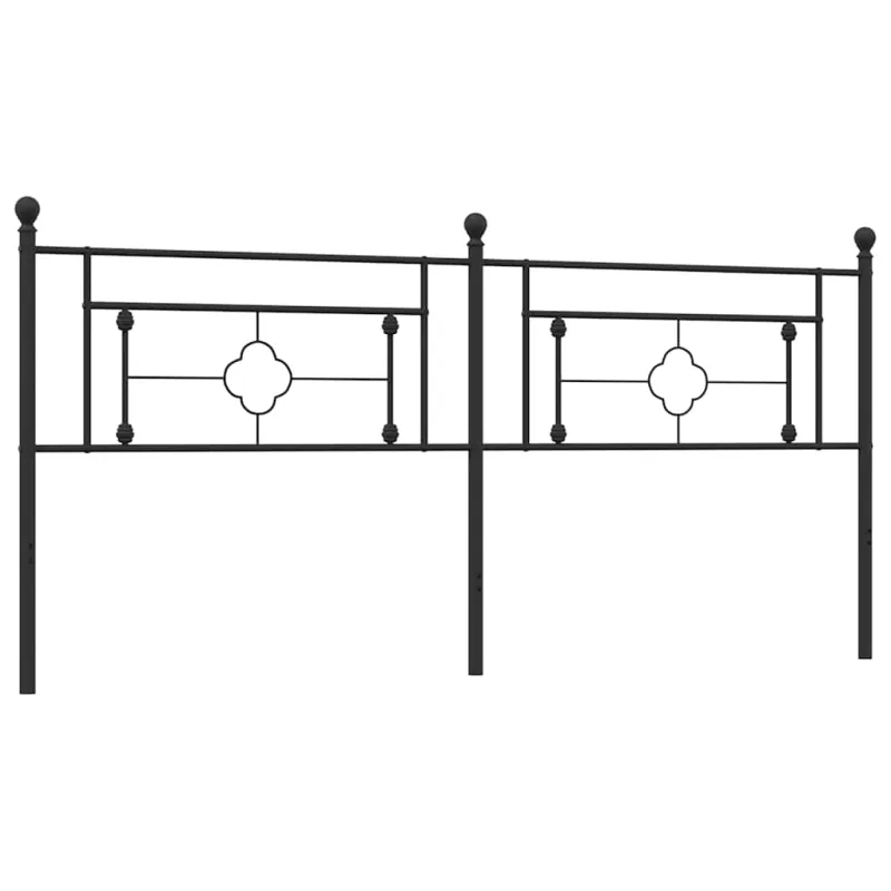 Metalinis pakaitinis galvūgalis, juodos spalvos, 200cm