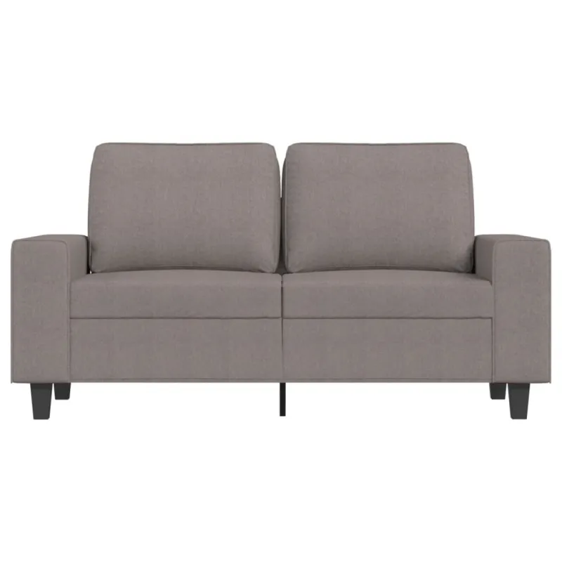 Dvivietė sofa, taupe spalvos, 120cm, audinys