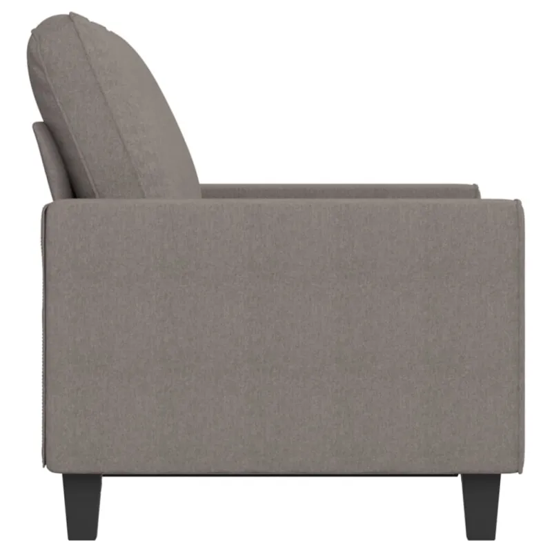Dvivietė sofa, taupe spalvos, 120cm, audinys