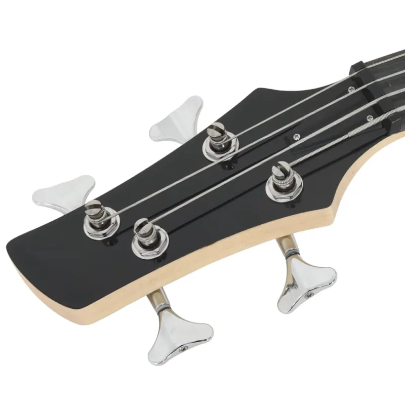 Elektrinė bosinė gitara pradedantiesiems, mėlyna/juoda, 4/4 46"