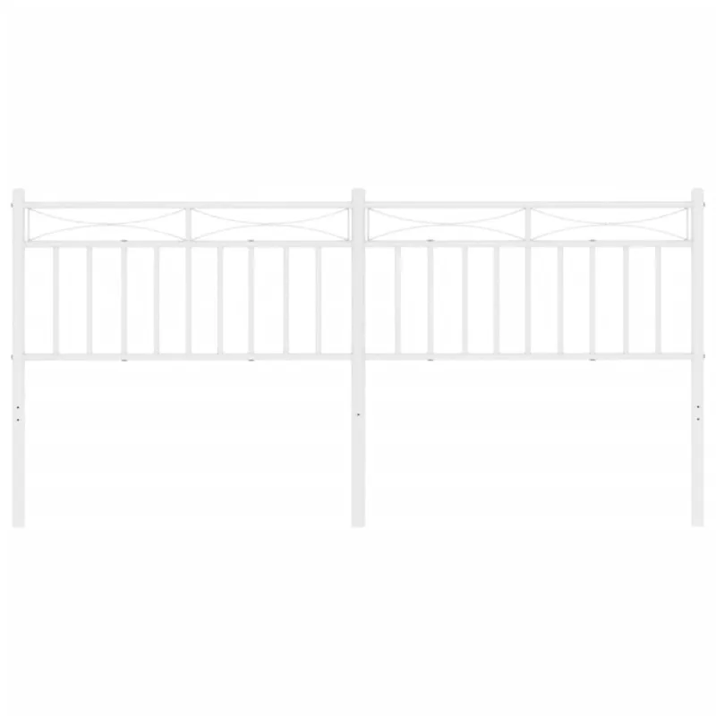 Metalinis pakaitinis galvūgalis, baltos spalvos, 200cm