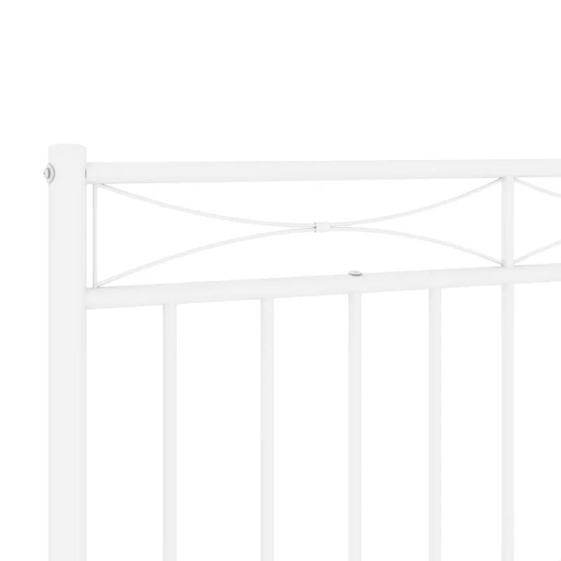 Metalinis pakaitinis galvūgalis, baltos spalvos, 200cm
