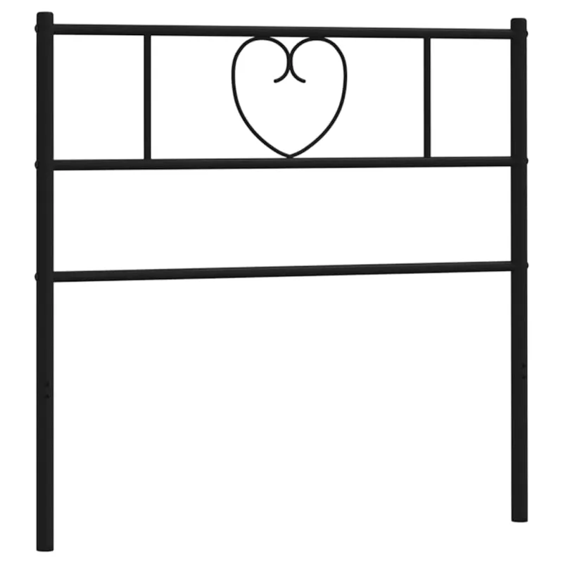 Metalinis pakaitinis galvūgalis, juodos spalvos, 75cm
