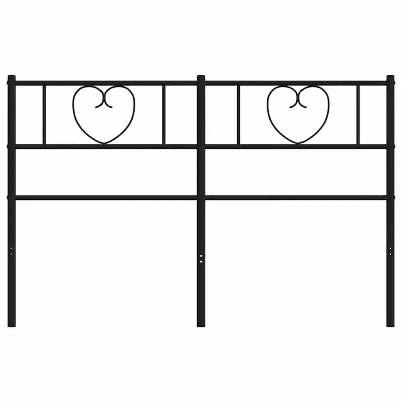Metalinis pakaitinis galvūgalis, juodos spalvos, 120cm