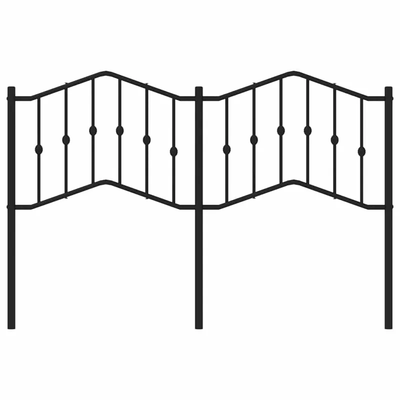 Metalinis pakaitinis galvūgalis, juodos spalvos, 150cm
