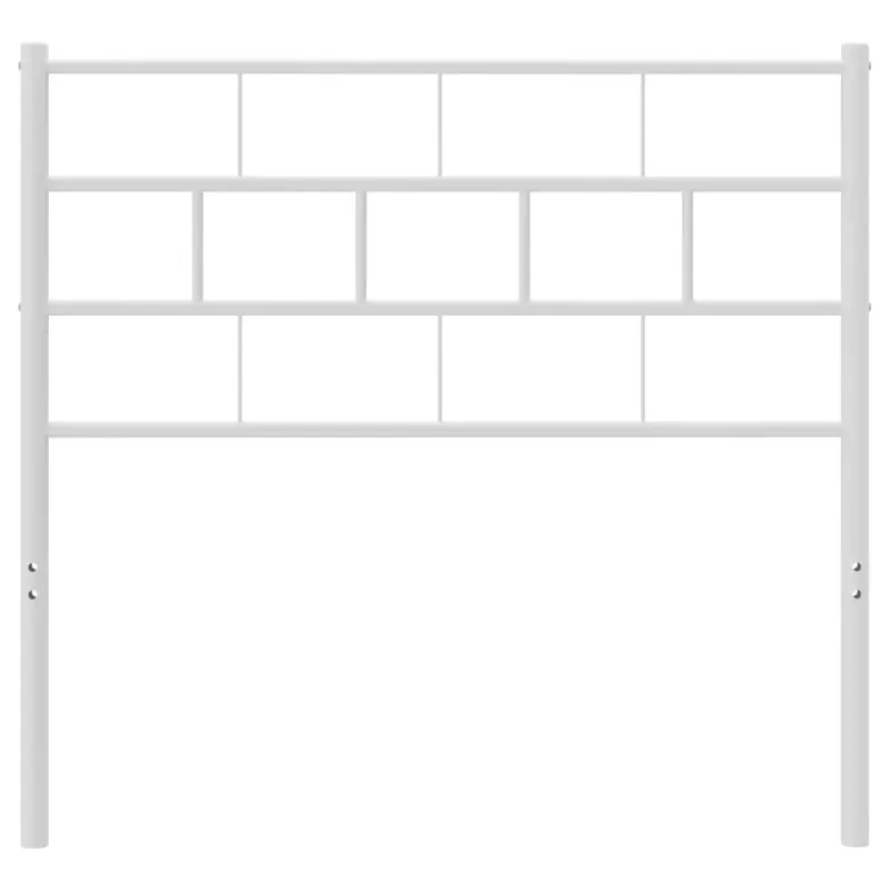 Metalinis pakaitinis galvūgalis, baltos spalvos, 107cm