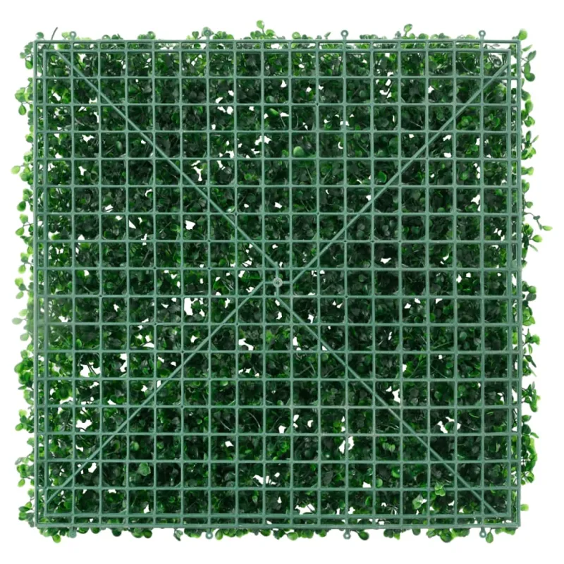 Dirbtinių krūmų lapų tvoros, 24vnt., žalios, 50x50cm