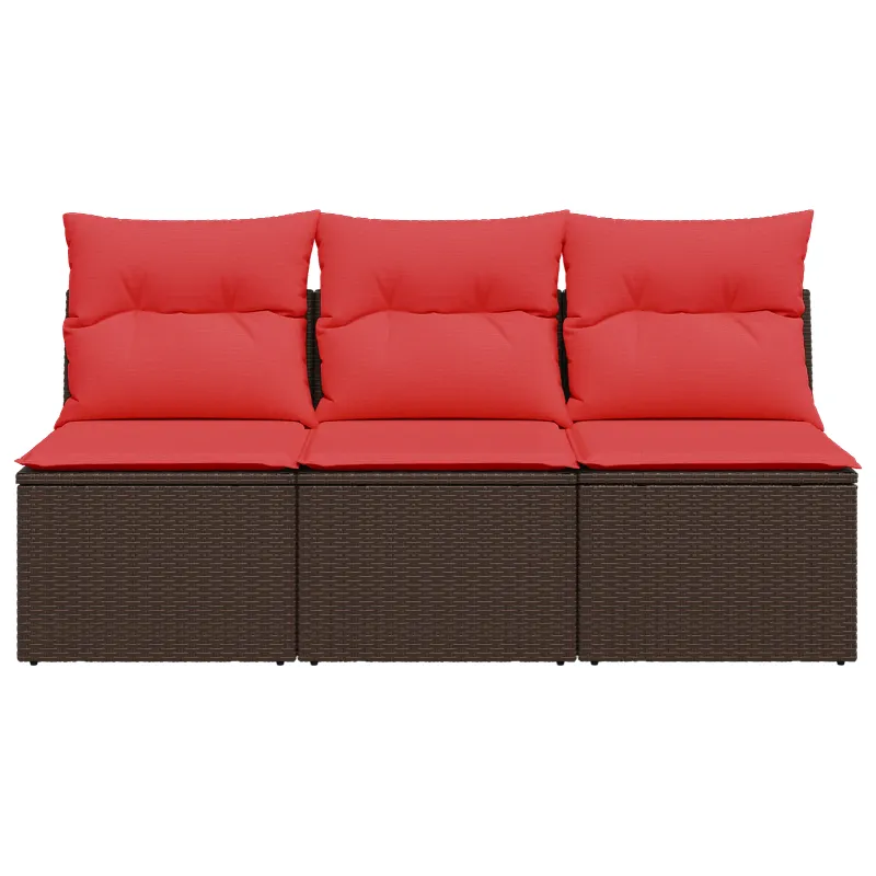 Sodo sofa | su pagalve Ruda 165 x 62 x 69 cm Poli ratanas