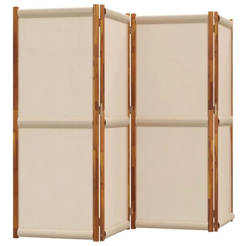 Kambario pertvara, 4 segmentai, taupe spalvos, 280x180cm