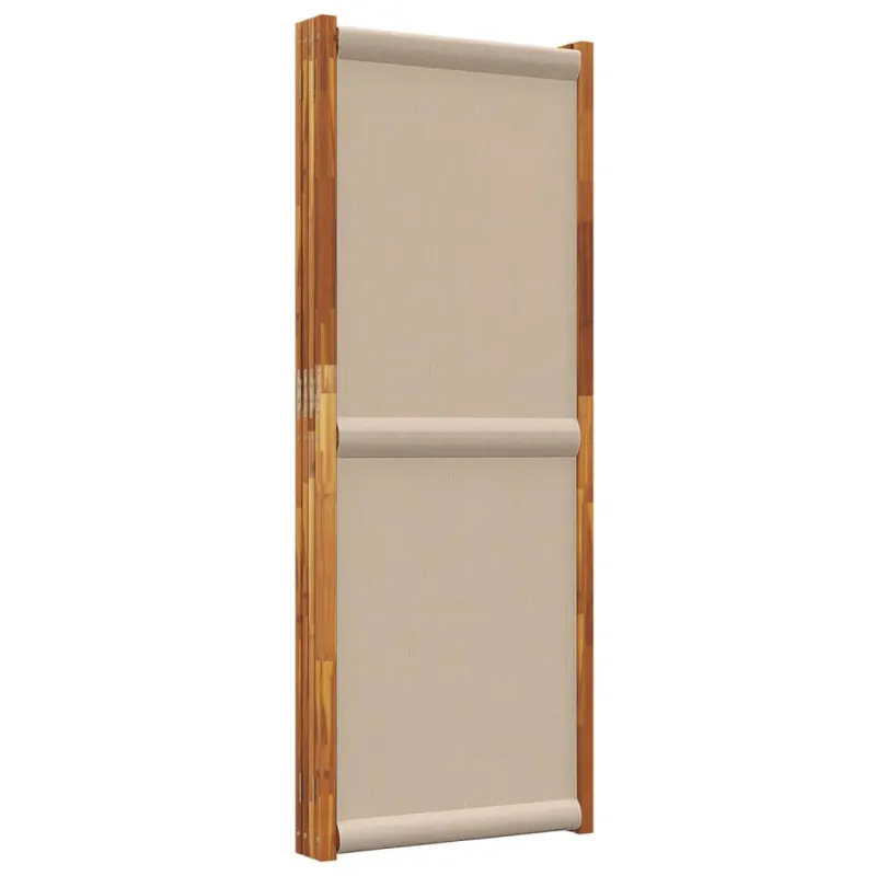 Kambario pertvara, 4 segmentai, taupe spalvos, 280x180cm
