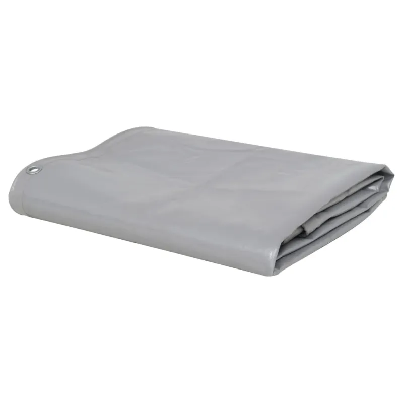 Tentas, pilkos spalvos, 3x4m, 650g/m²