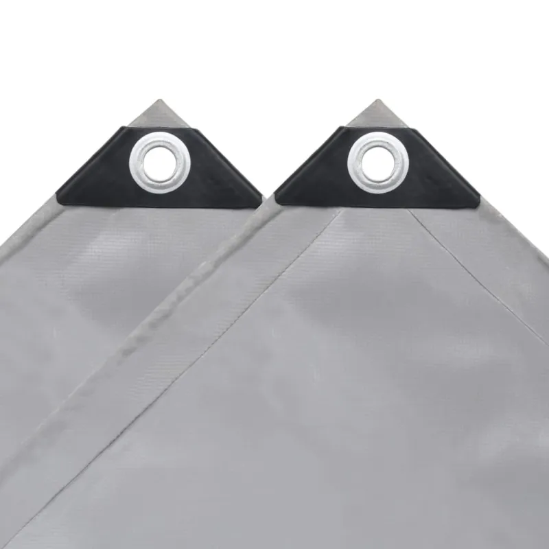 Tentas, pilkos spalvos, 3x4m, 650g/m²