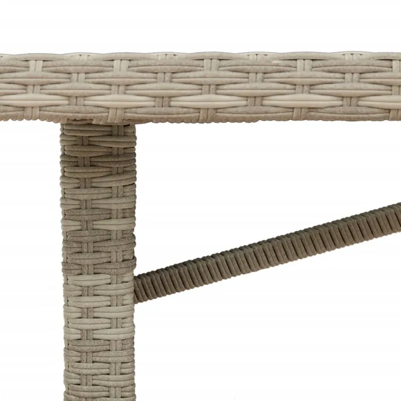 Lasipintainen pöytä, harmaa, 190x80x74 cm, polyrataska
