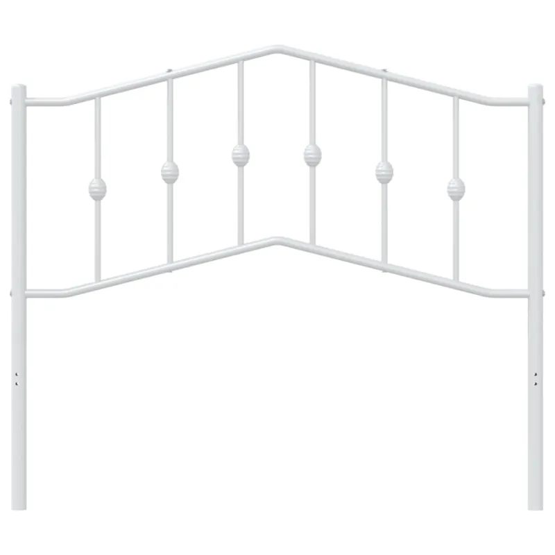 Metalinis pakaitinis galvūgalis, baltos spalvos, 107cm