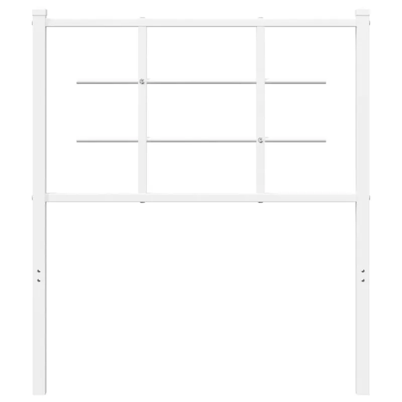 Metalinis pakaitinis galvūgalis, baltos spalvos, 75cm