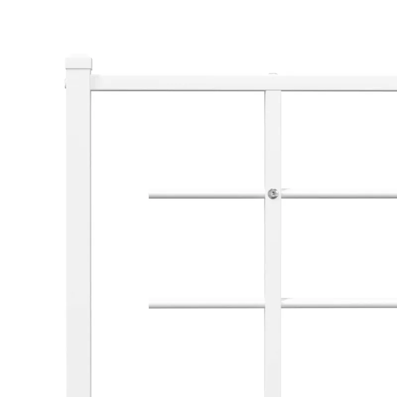 Metalinis pakaitinis galvūgalis, baltos spalvos, 75cm