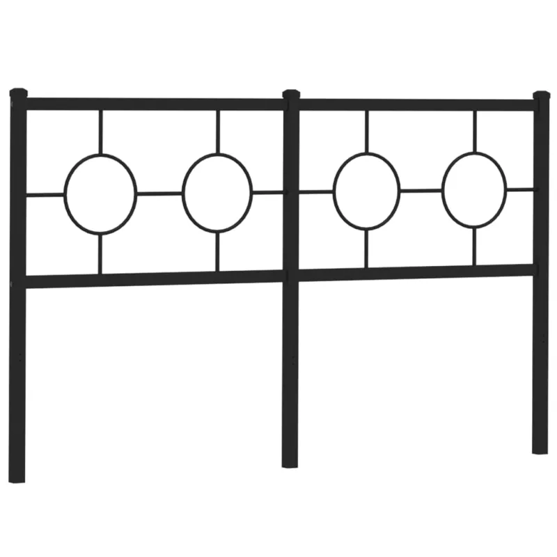 Metalinis pakaitinis galvūgalis, juodos spalvos, 160cm