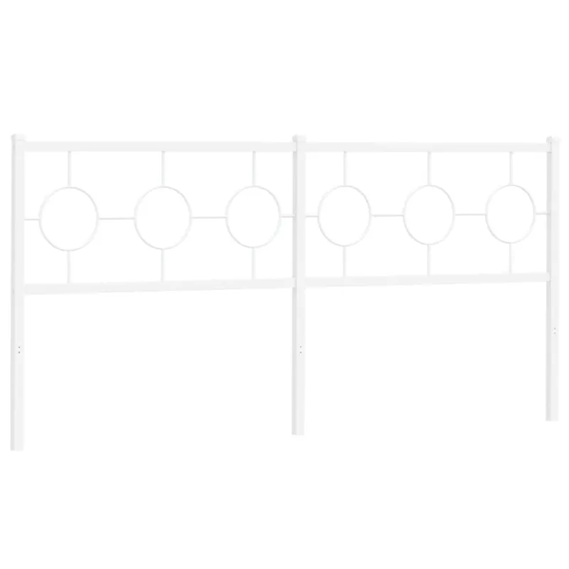 Metalinis pakaitinis galvūgalis, baltos spalvos, 180cm