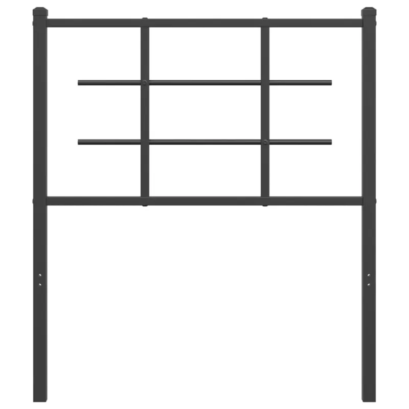 Metalinis pakaitinis galvūgalis, juodos spalvos, 75cm
