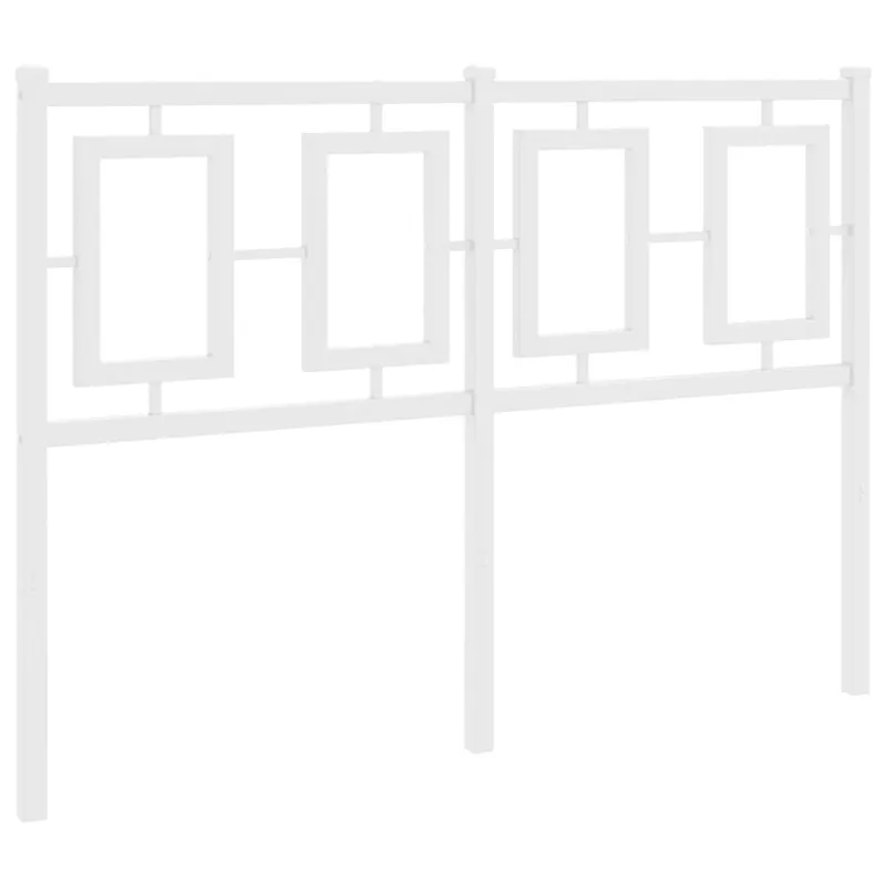 Metalinis pakaitinis galvūgalis, baltos spalvos, 120cm