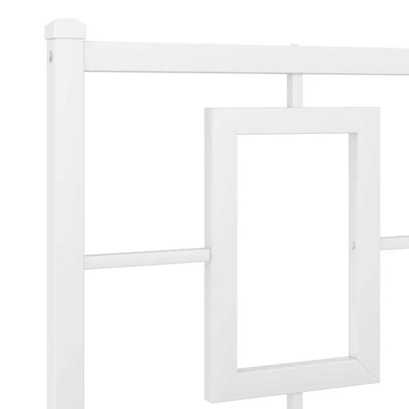 Metalinis pakaitinis galvūgalis, baltos spalvos, 120cm